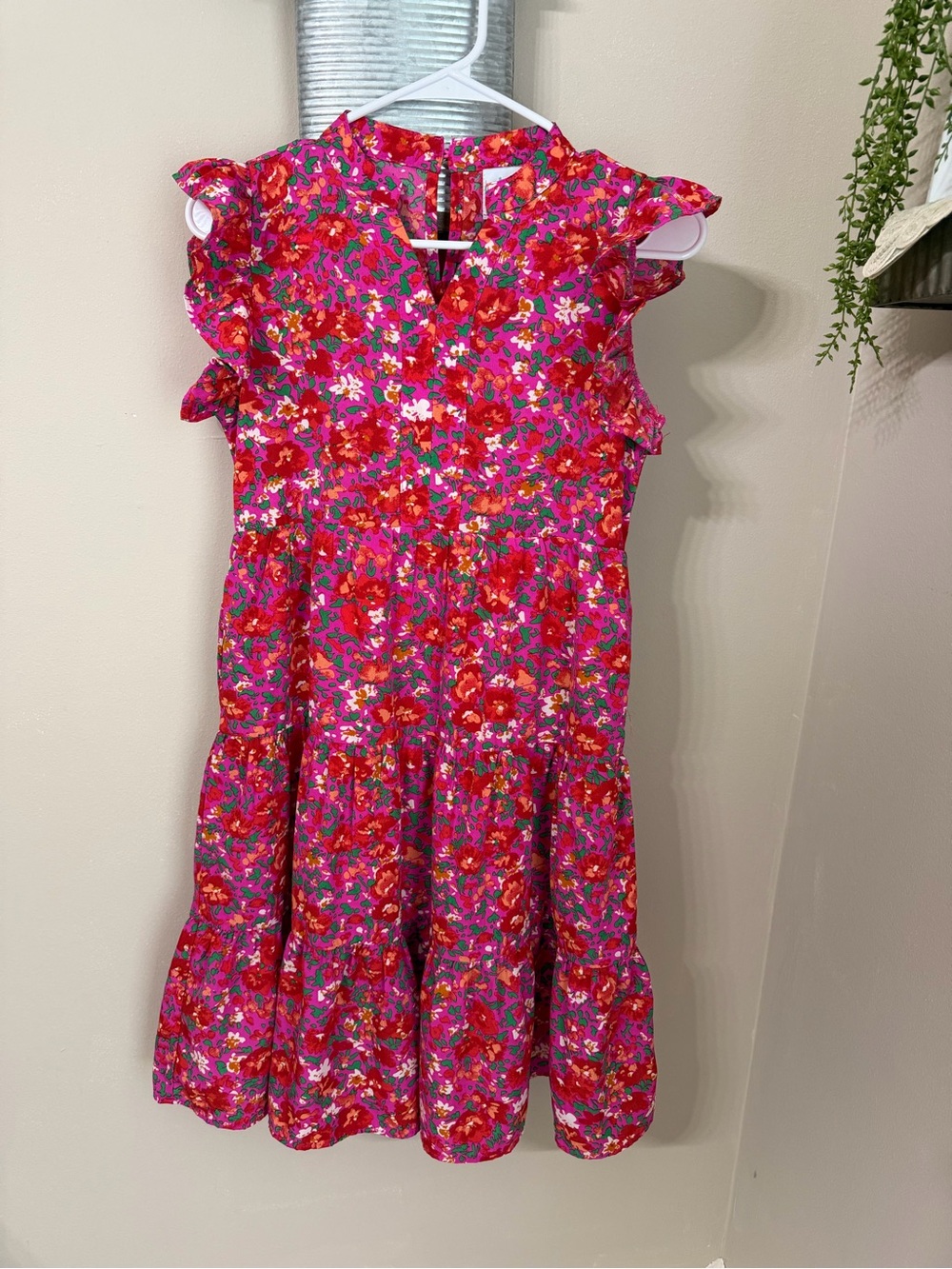 Girls' Shop the Mint Floral Ruffled Sleeve Dress